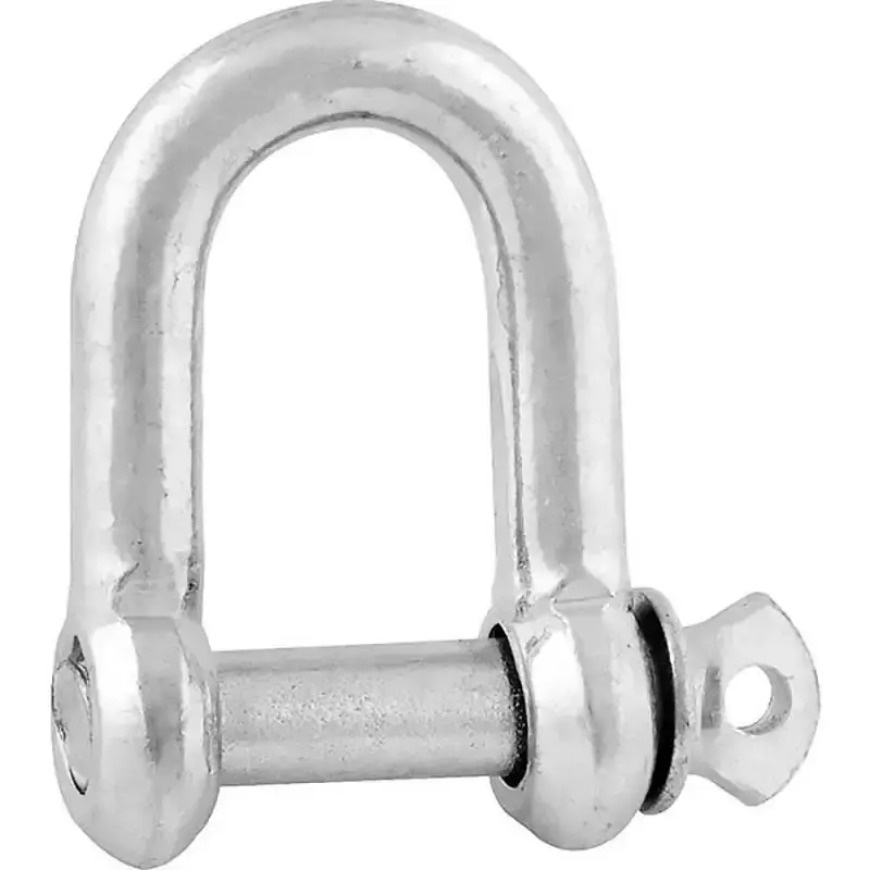Manilha reta para cabo de aço 1/2 POL 12.7 MM com pino roscado Vonder
