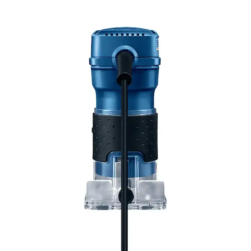 Tupia profissional 6 MM 550W com 2 pinças GKF 550 Bosch 110 V — fotografia 4