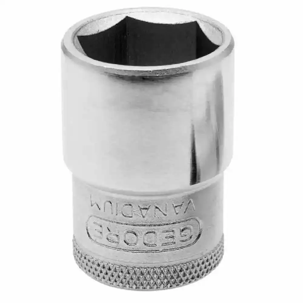 Soquete sextavado 32MM 1/2 POL acabamento niquelado 015024 Gedore — fotografia de referência