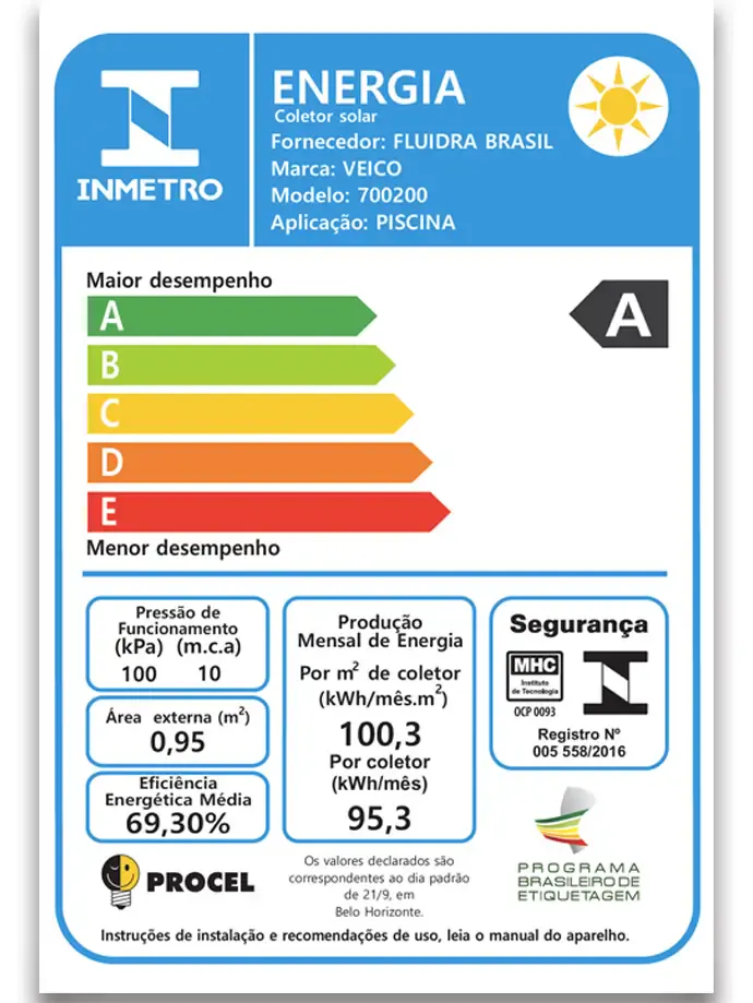 Kit 12 Placas Solar 0,50m x 3m para Piscinas até 23.000 Litros com Acessórios FLUIDRA — fotografia 10