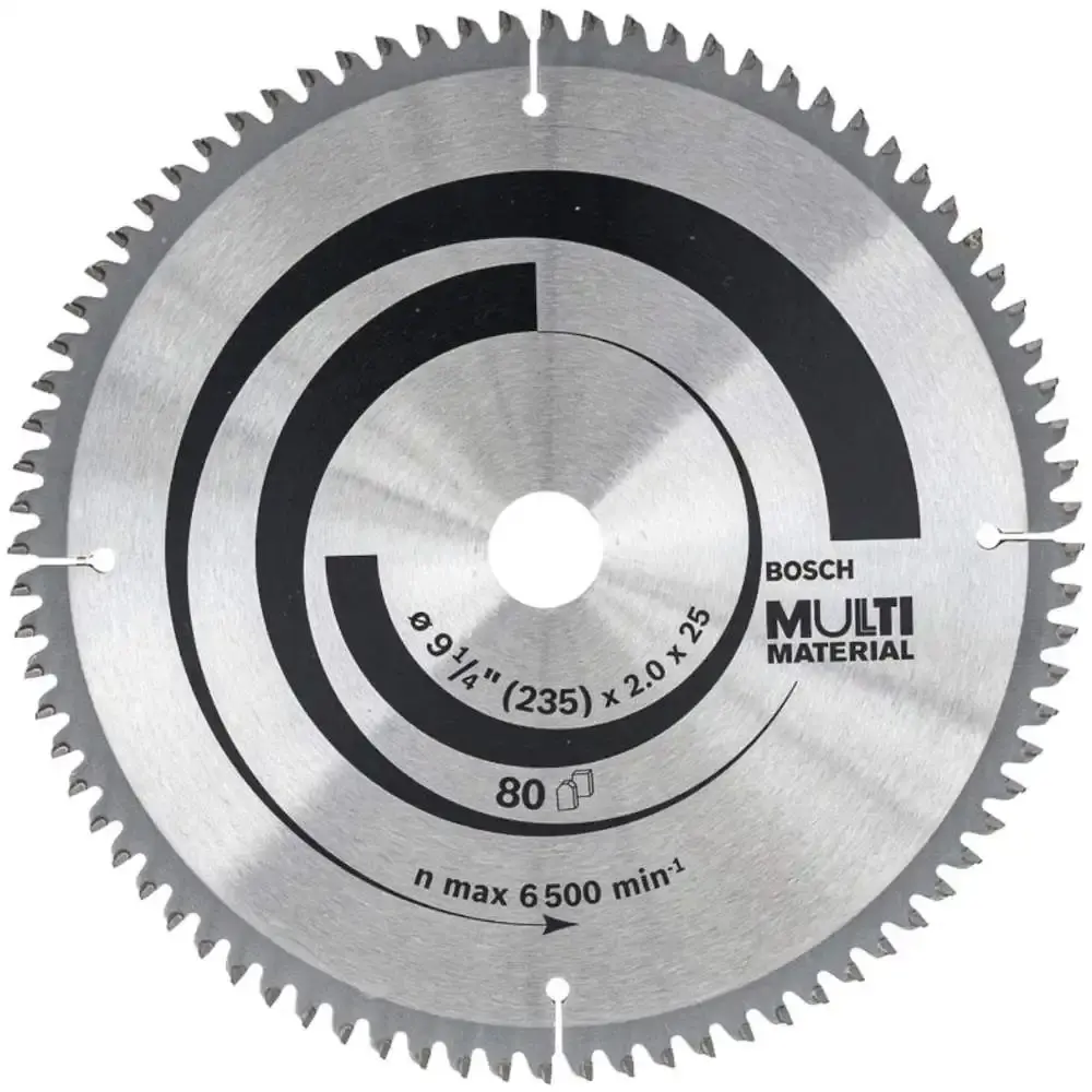 Disco de Corte Multimaterial 235 x 25 MM 80 Dentes BOSCH — fotografia de referência