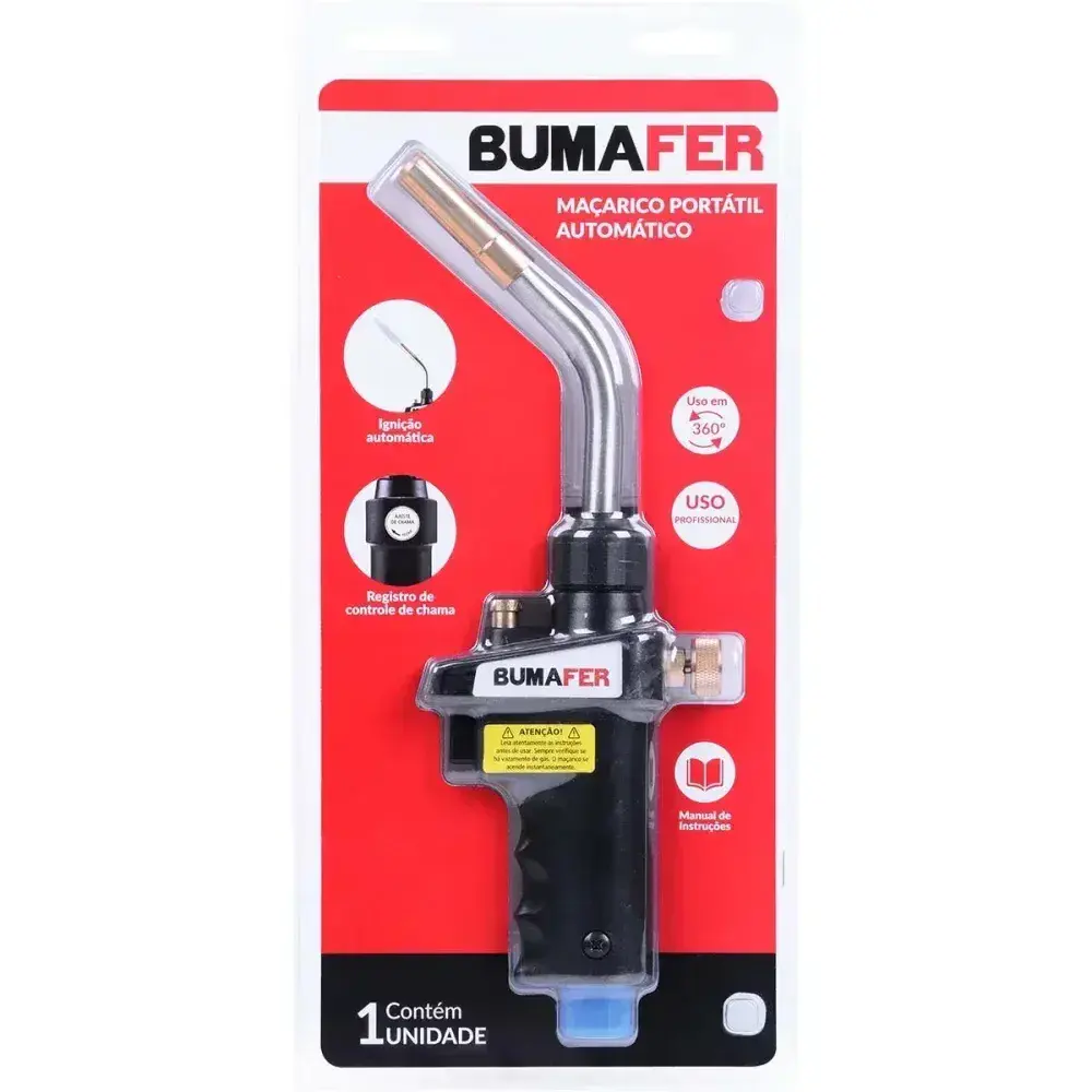 Maçarico portátil automático map pro 12300BTUS Bumafer — fotografia 12