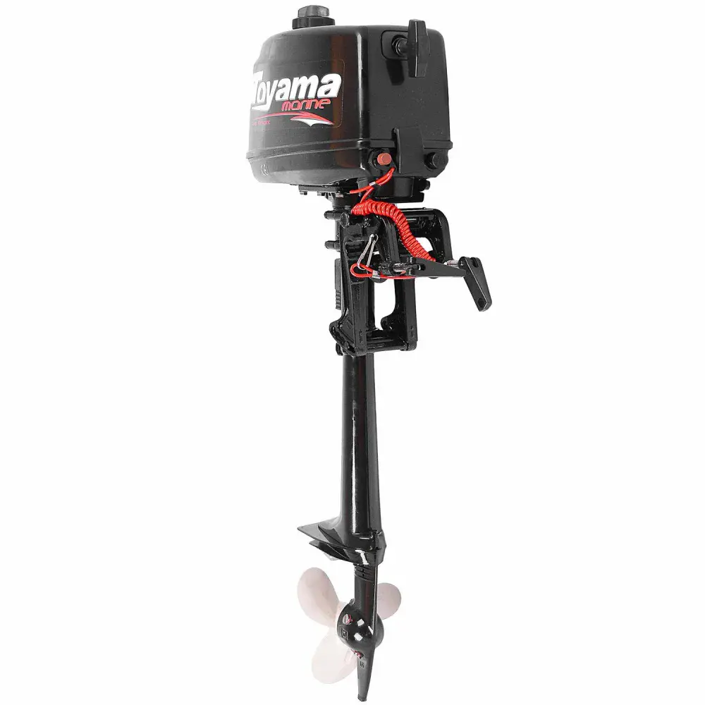 Motor de popa de barco à gasolina 2.6HP TM2.6TS Toyama — fotografia 3