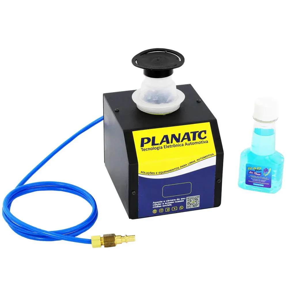 Máquina de limpeza de ar condicionado automotivo com frasco Planatc