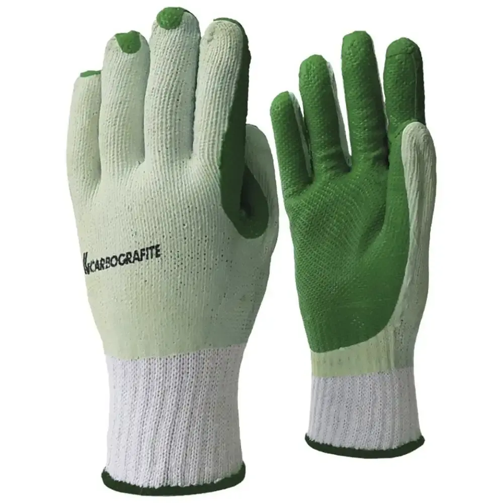 Luva de proteção industrial super grip com 12 pares Carbografite GG — fotografia 2