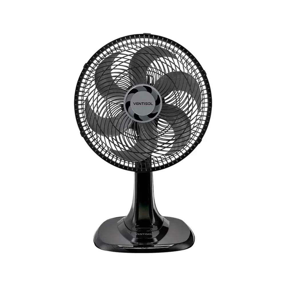 Ventilador de mesa turbo premium 30CM preto 220V Ventisol