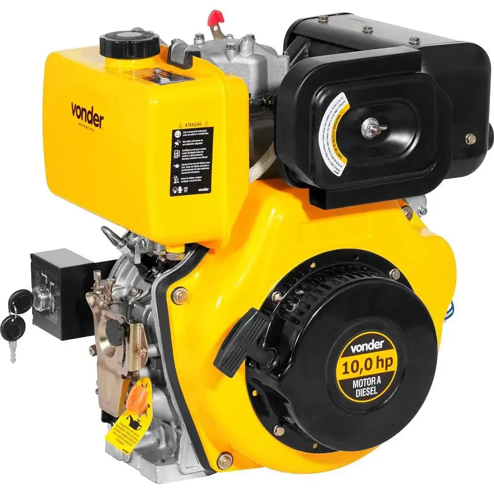 Motor à diesel 10 HP 4 tempos Vonder — fotografia de referência