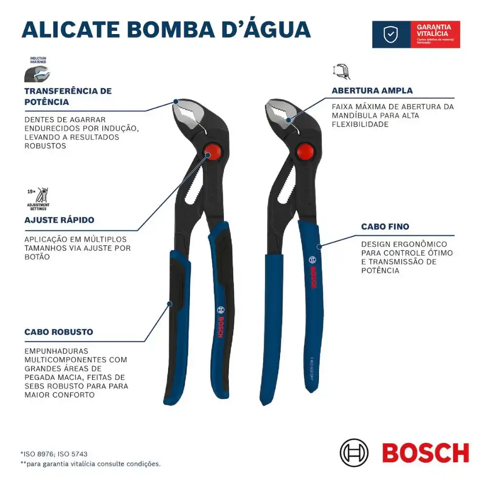 Alicate Bomba d’Água 7 POL BOSCH — fotografia 4