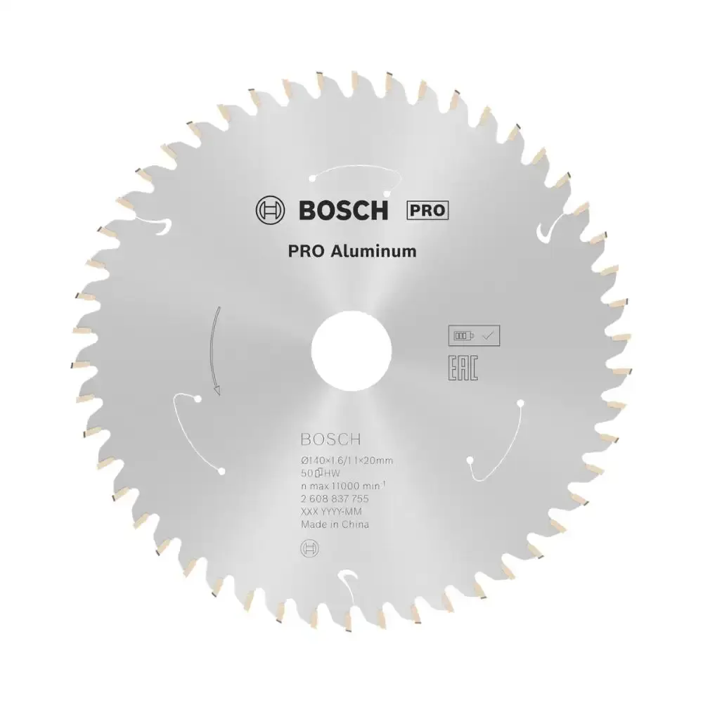 Disco de serra circular pro aluminium 5.1/2 pol 50 dentes Bosch — fotografia de referência