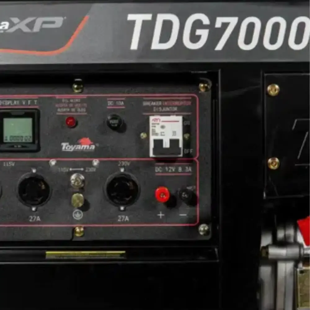 Gerador a diesel 6 KVA bivolt TDG7000XP 251-048 Toyama — fotografia 6