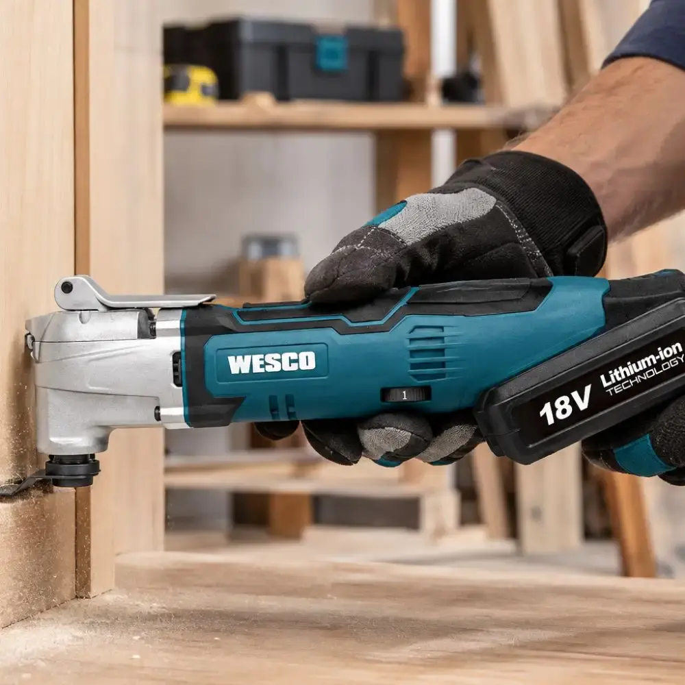 Multiferramenta oscilante 18V WS2355.9 Wesco — fotografia 5