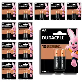 Pilha Palito AA-2 Alcalina 2 Peças kit com 12 Cartelas DURACELL — fotografia 2