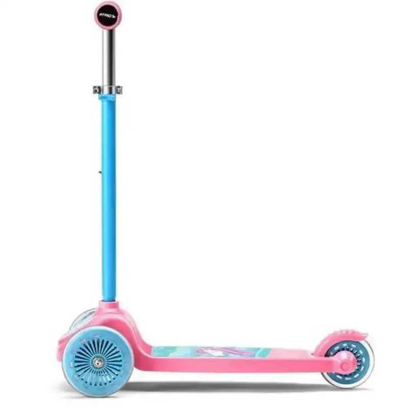 Patinete unicorn regulável 3 rodas rosa Multilaser — fotografia 4