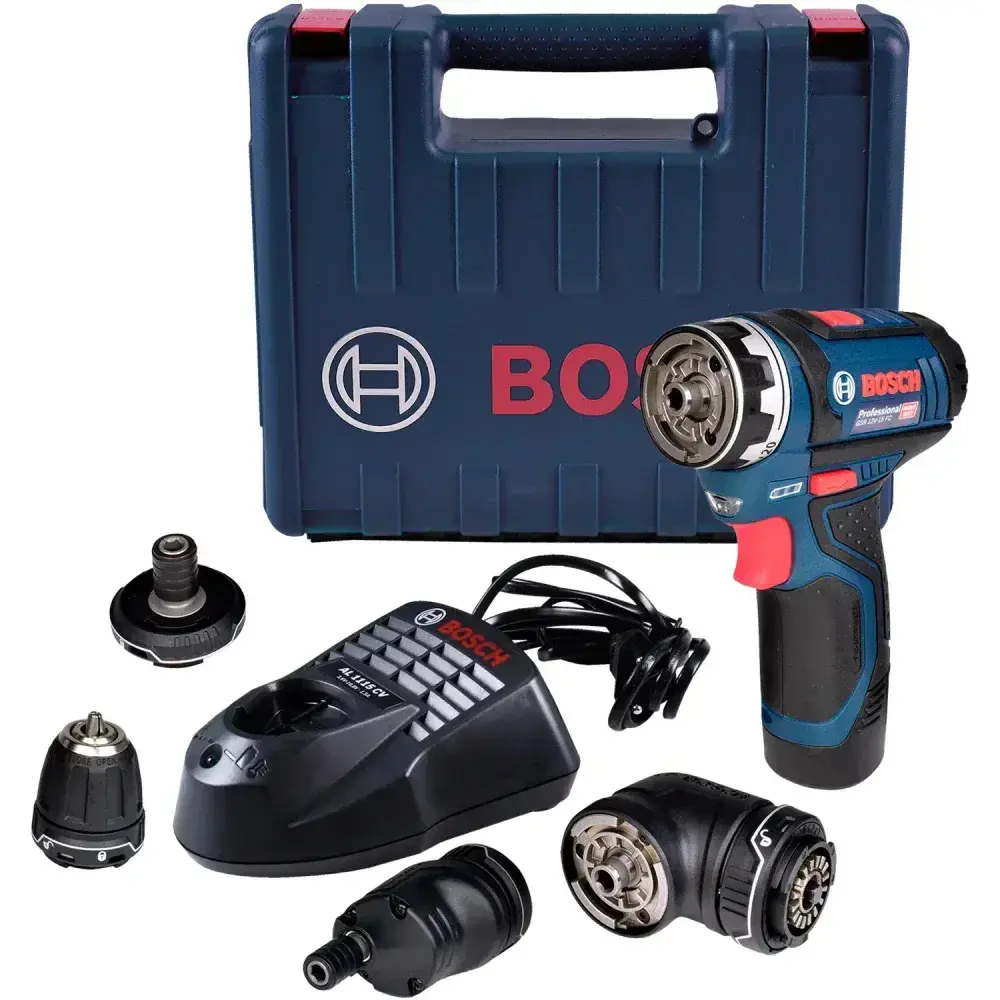 Furadeira parafusadeira 4 em 1 3/8”BATERIA GSR12V-15FC Bosch — fotografia 8