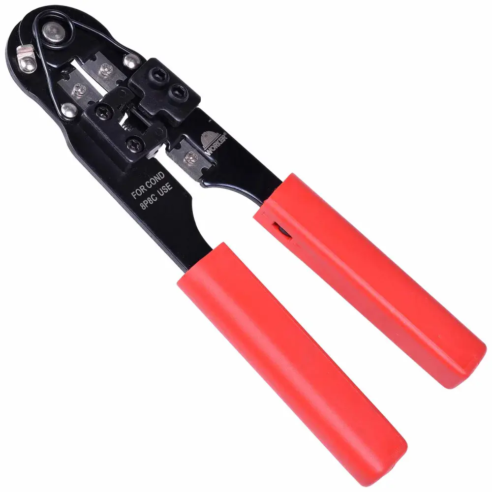Alicate crimpador 8P8C RJ45 Worker
