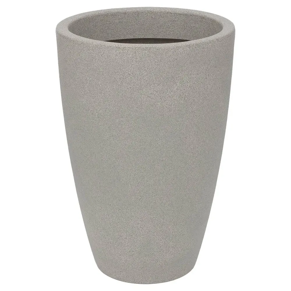 Vaso malta cone em granito pedra 25X32CM 10L Vasart