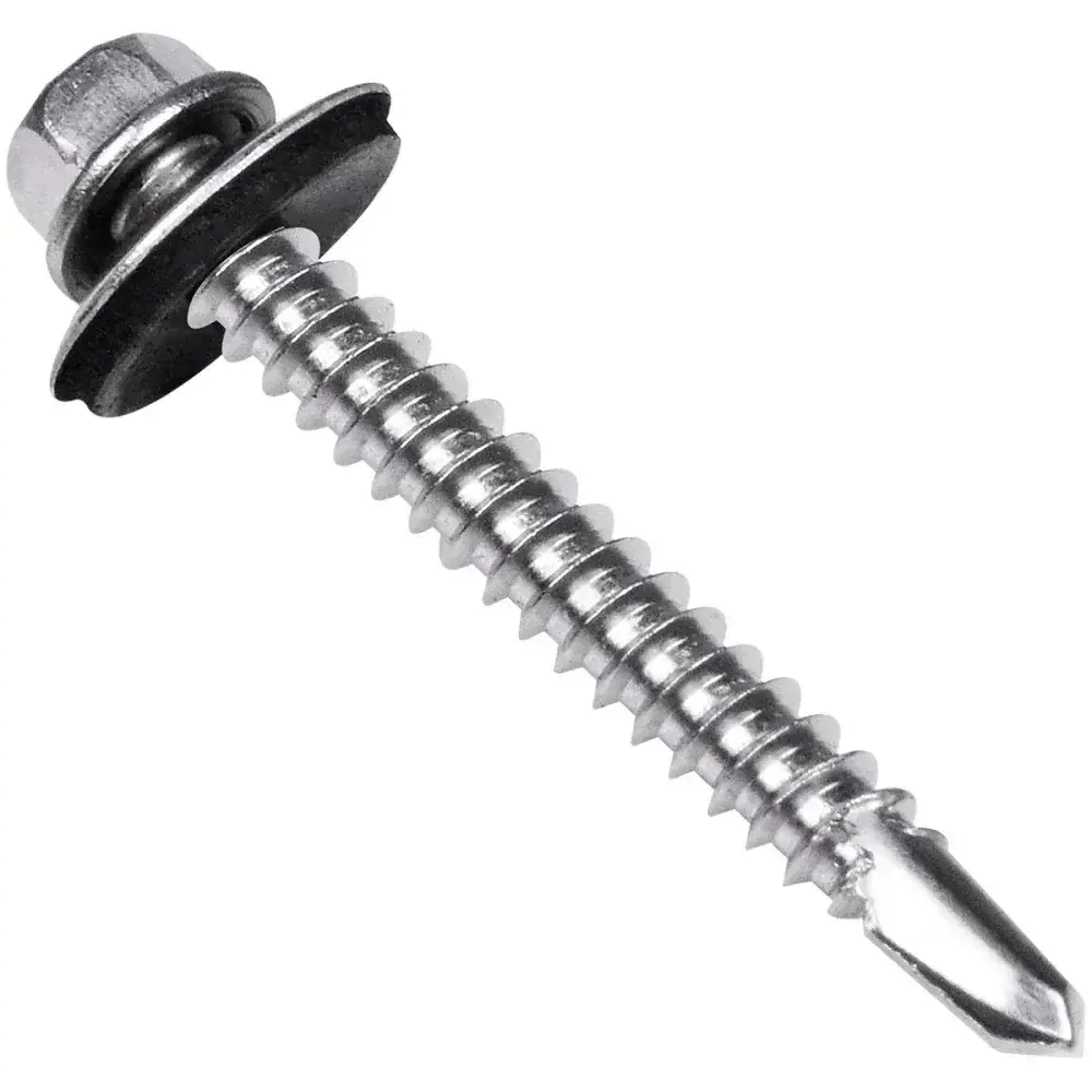 Parafuso ponta broca cs inox 5,5MM x 2 200 peç Worker — fotografia 3