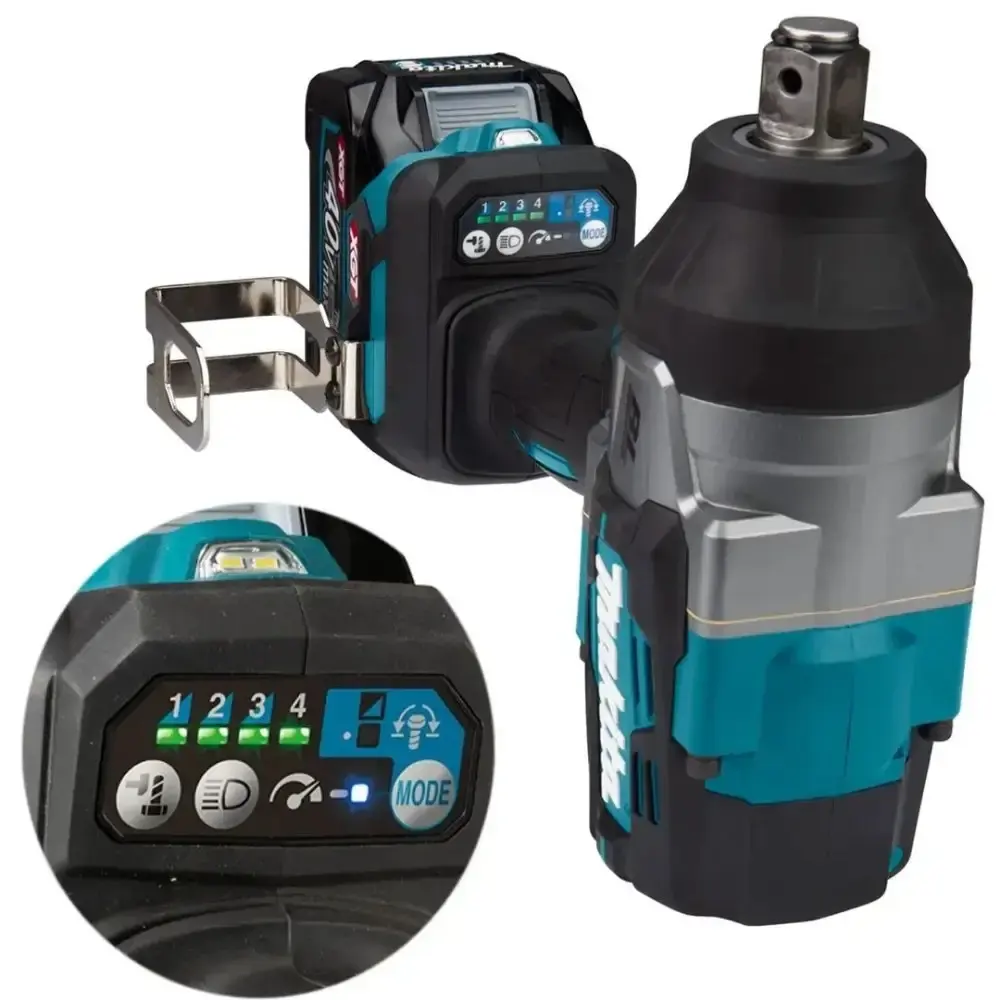 Chave de impacto 1/2POL 1700NM a bateria 40V sem bateria e carregador Makita — fotografia 3