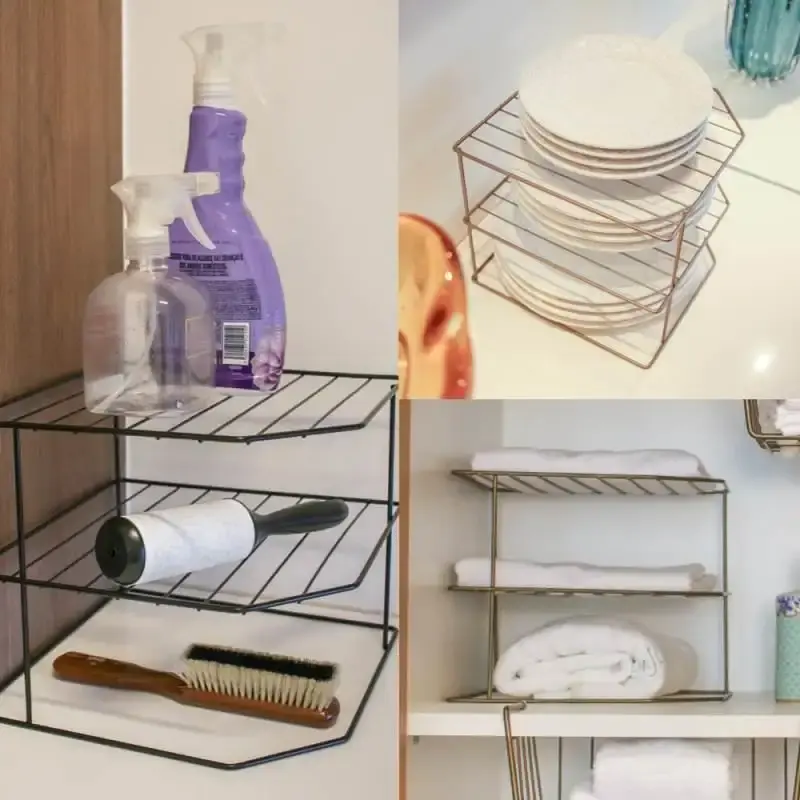 Kit organizador para armário com 7 peças viena branco | 01 BEL — fotografia 11