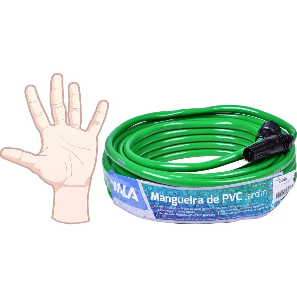 Mangueira de jardim parede dupla verde 7/16 15M Kala — fotografia 6
