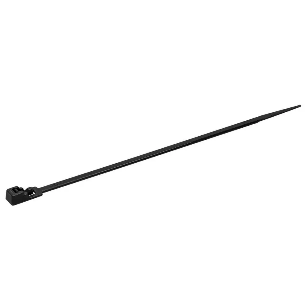 Abraçadeira com trava 200 x 7,6MM preta 20 peças Worker — fotografia 2