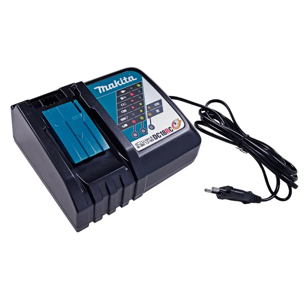 Carregador de bateria modelo DC18RC 220V da Makita — fotografia 4