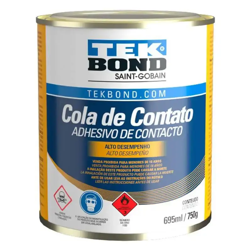 Cola de contato 750 GR 24301000730 Tekbond — fotografia de referência