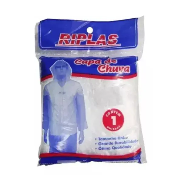 Capa de chuva descartável - Riplas