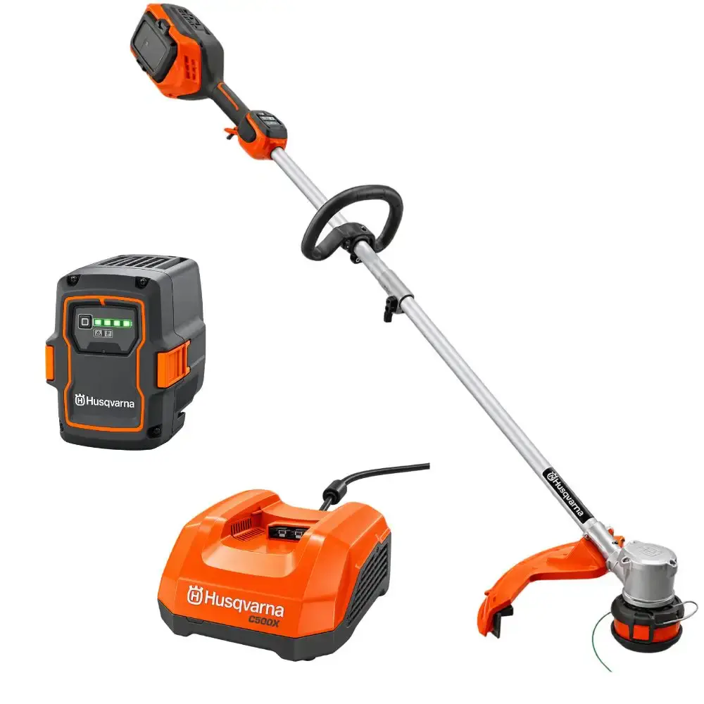 Aparador de grama 36V carregador rápido 40-C500X e bateria B220X Husqvarna