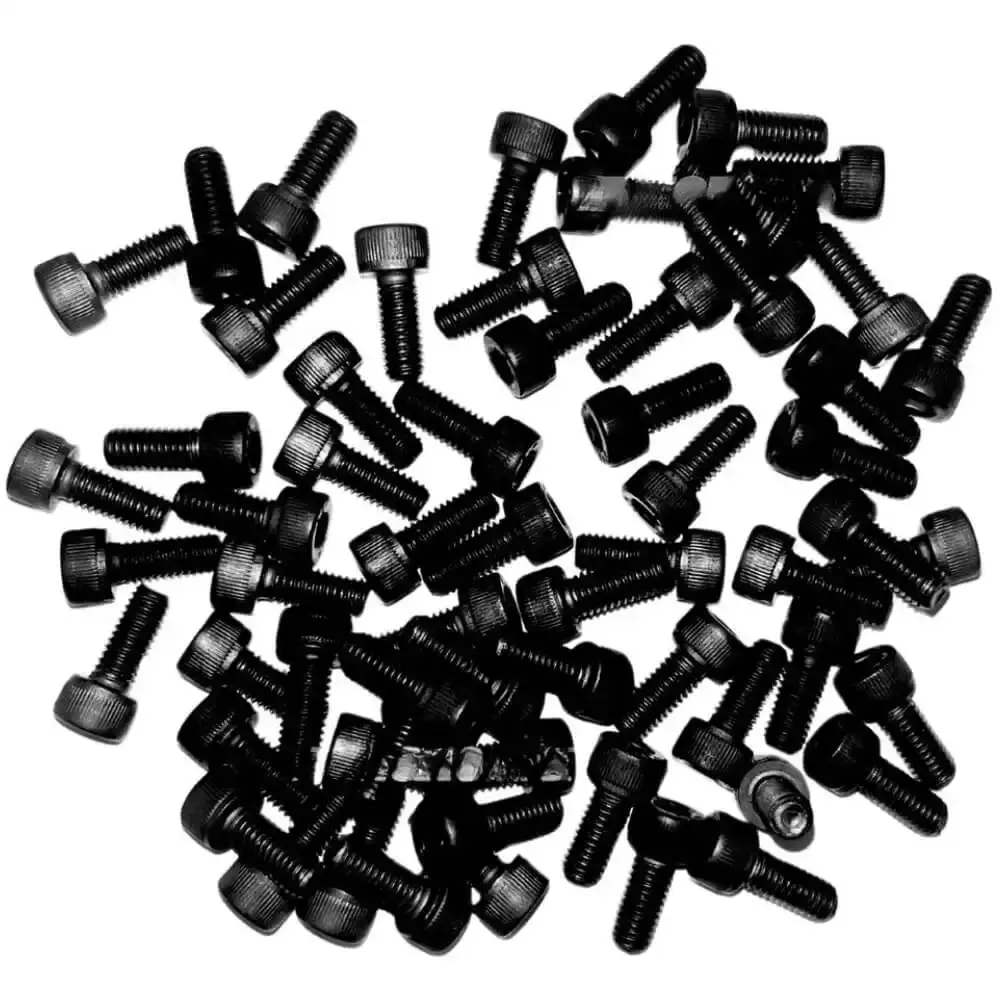 Parafuso Allen 8 x 25 MM Cabeça Baixa Sextavado Interno Kit 50 Peças PABB5080251A TELLEP