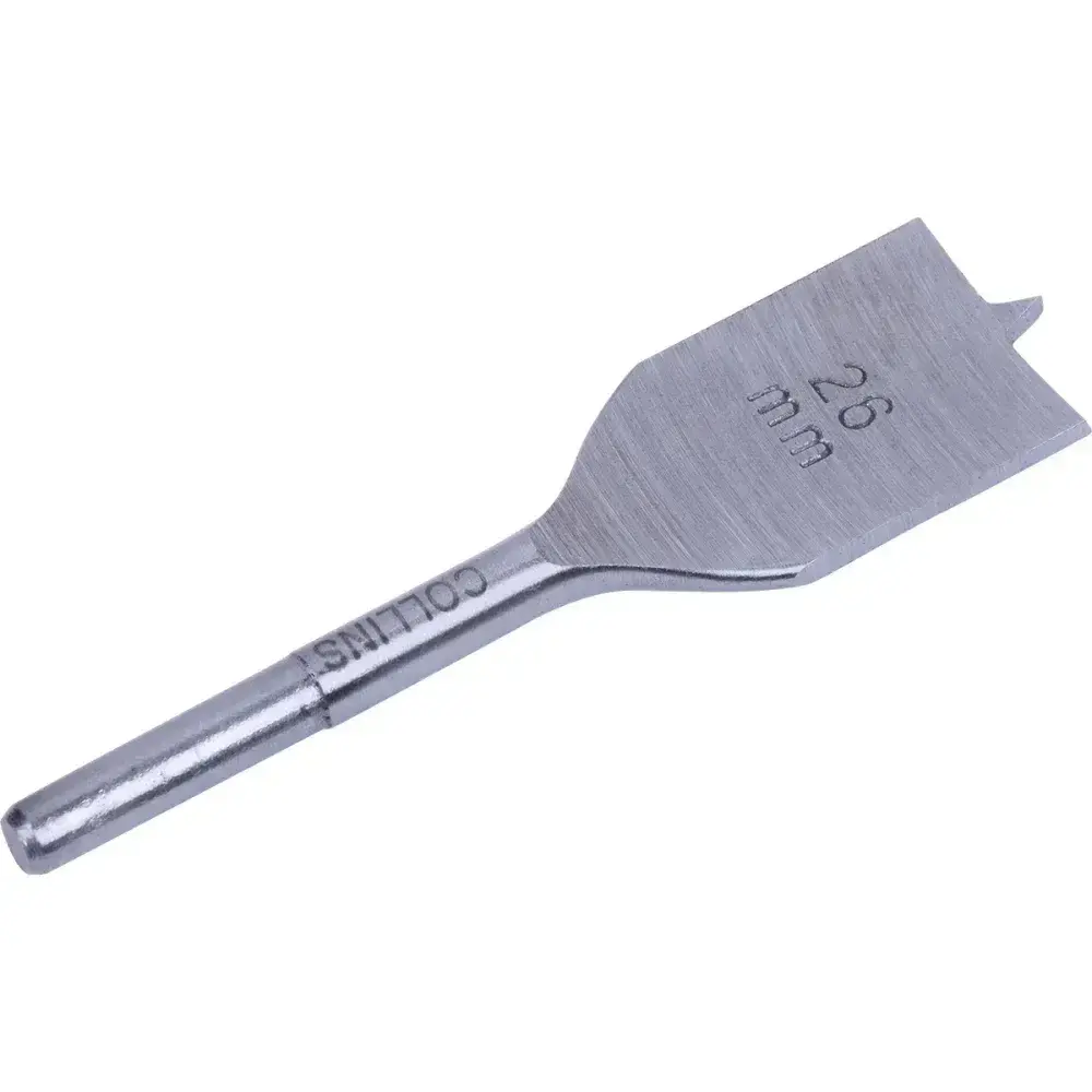 Broca chata para dobradiça 26MM x 4” Collins — fotografia 7
