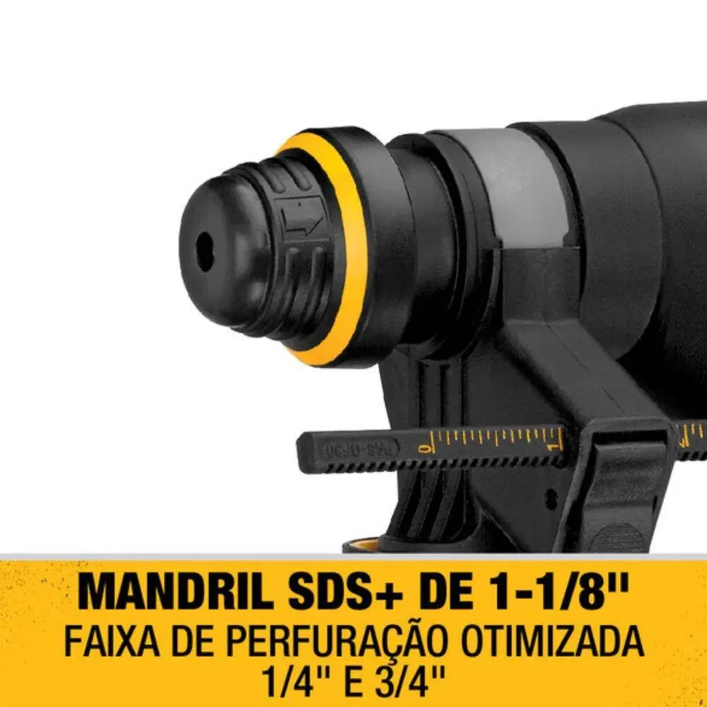Martelo rompedor sds plus max xr brushless 1-1/8 20V Dewalt — fotografia 3