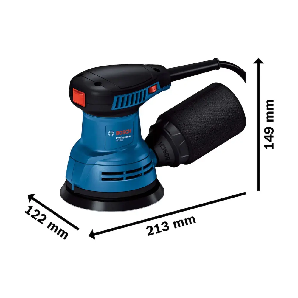 Lixadeira roto orbital GEX125 127V Bosch — fotografia 6