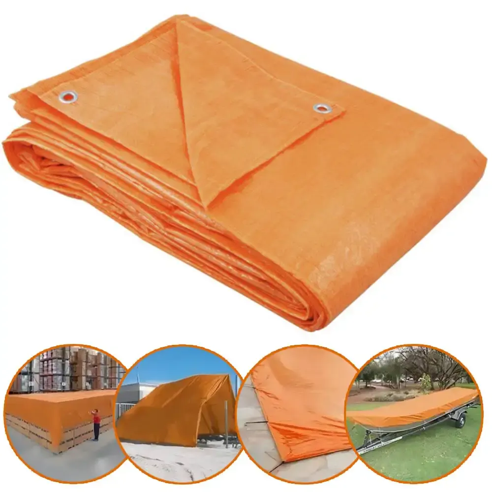 Lona 10 x 4 Metros 100 Micras Leve Laranja NOVE54
