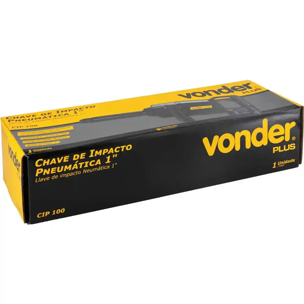Chave de impacto 1 POL 3.390 n.m pneumática CIP 100 VD PL Vonder — fotografia 2