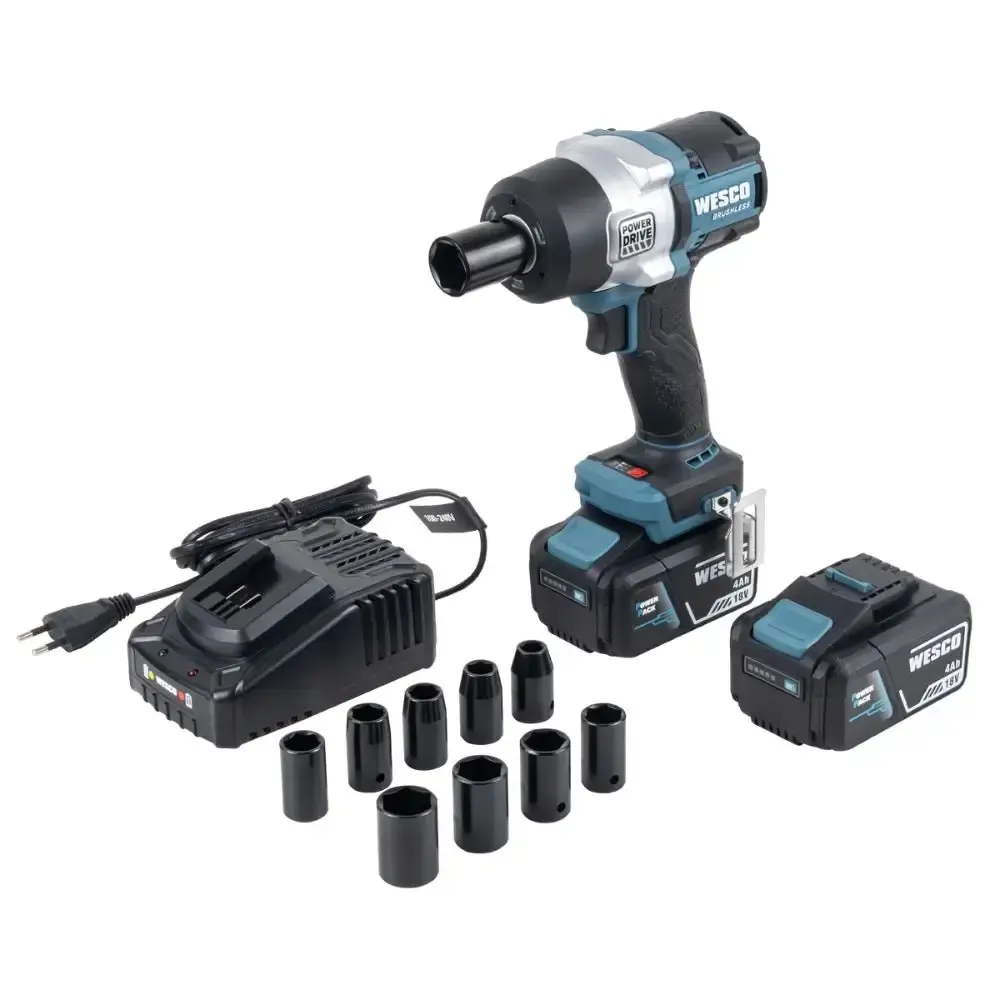 Chave de impacto brushless 1/2POL 700NM 18V WS2392K2 Wesco