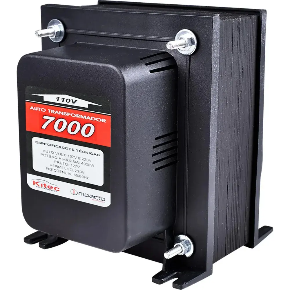 Autotransformador tripolar 7.000VA 4900W bivolt Kitec — fotografia 2