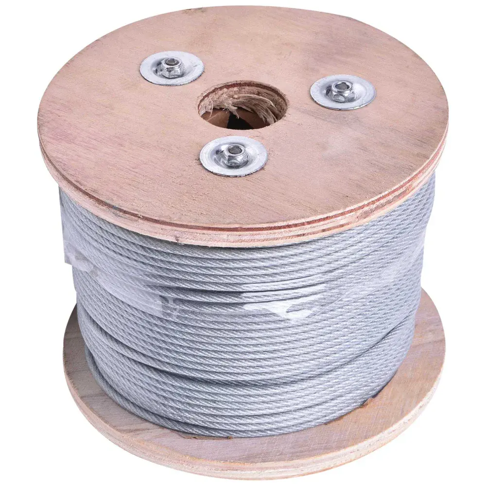 Cabo de aço 6X7 1/8” pvc 100M 3,20MM worker Acerosid — fotografia 3