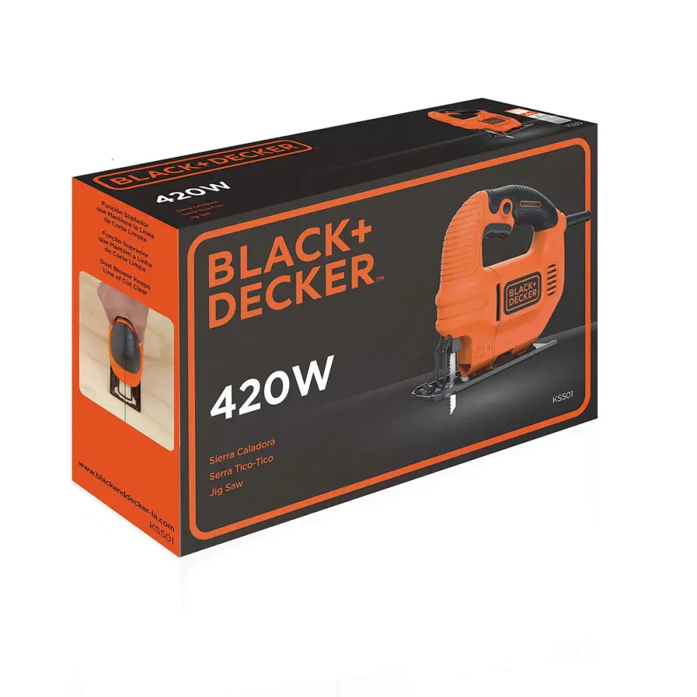 Serra tico-tico com base ajustável 127V 420W blackdecker Black & Decker — fotografia 4