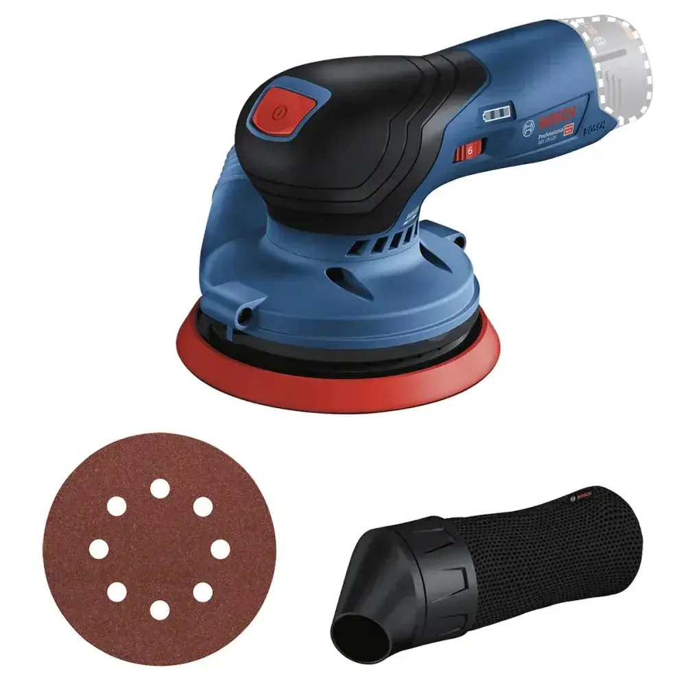 Lixadeira orbital a bateria gex 12V-125 12V sb Bosch — fotografia 6