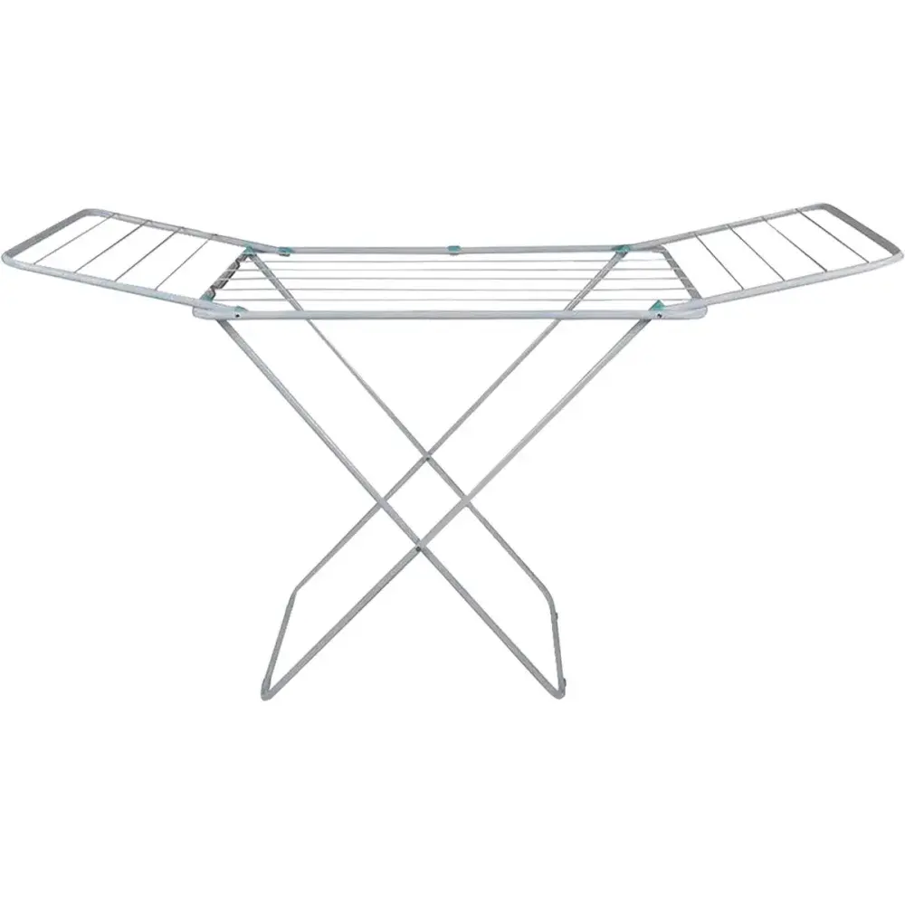 Varal de chão em aço branco com abas 155X56X90CM Mor