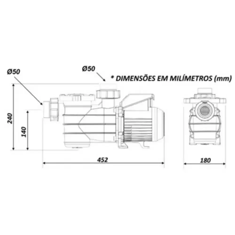 Bomba centrifuga BMCP-33 1/3CV mono 220V sodramar Filter - Cross — fotografia 4