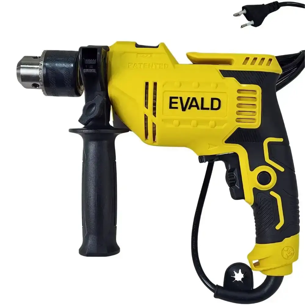 Furadeira de impacto 850W Evald e estojo de brocas e pontas 30 peças x-line bosch 220 V — fotografia 4