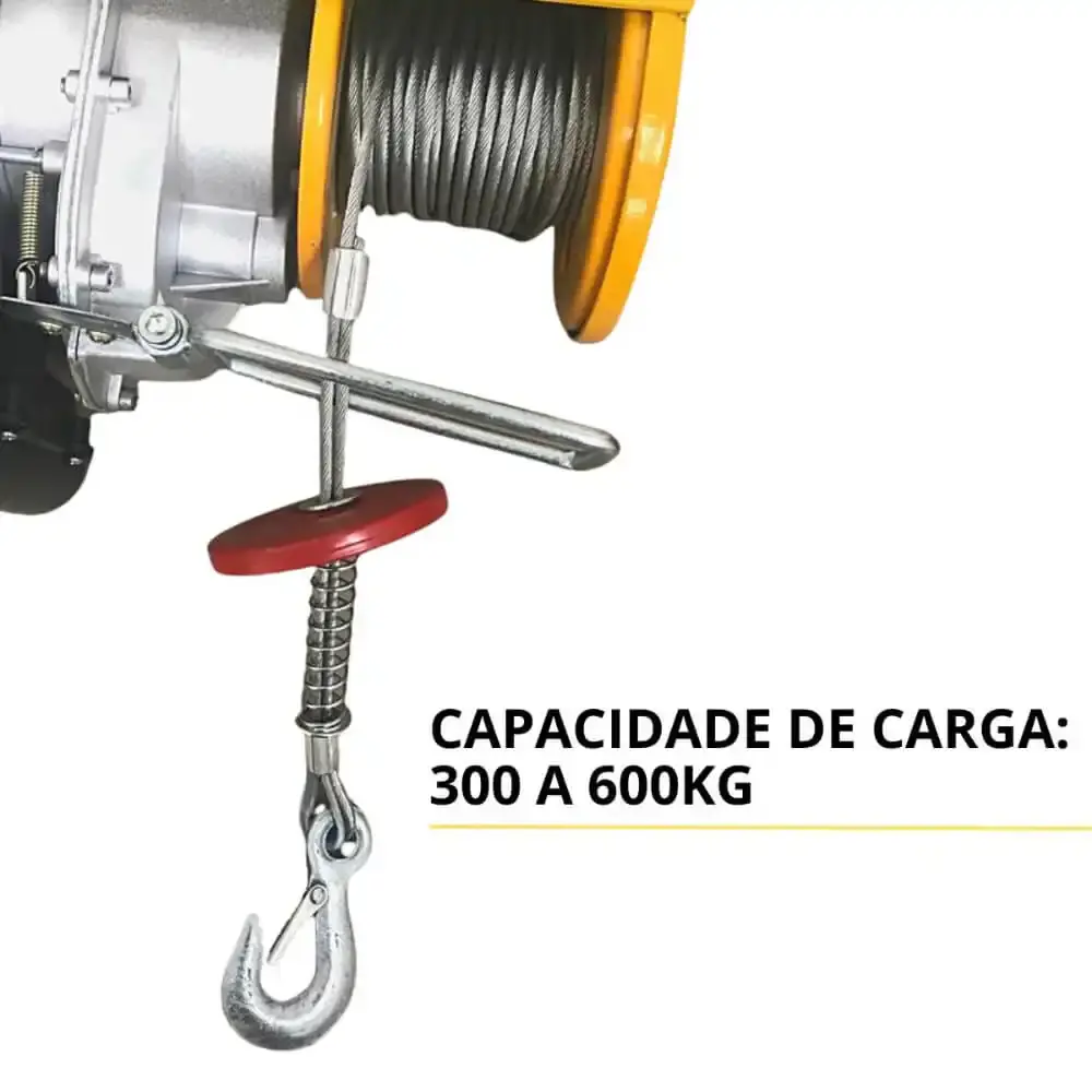 Talha elétrica com trole 300 a 600 KG IWGET300/600 ImportWay 110 V — fotografia 3