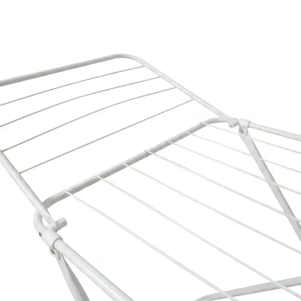 Varal de chão reforçado com abas dobrável retrátil slim 144X50CM casa LYS — fotografia 5