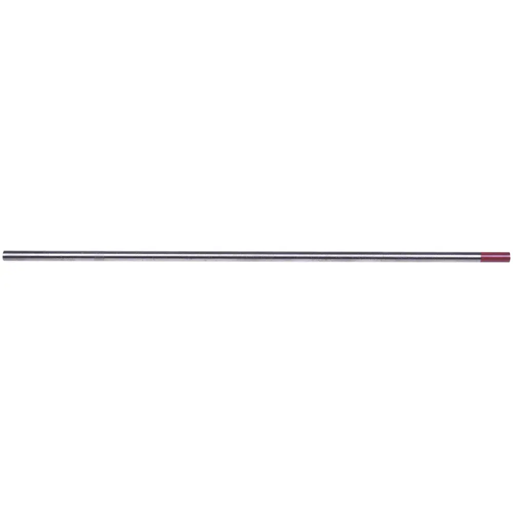 Eletrodo de tungstênio 2,4MM 2% torio vermelho Carbografite — fotografia 2