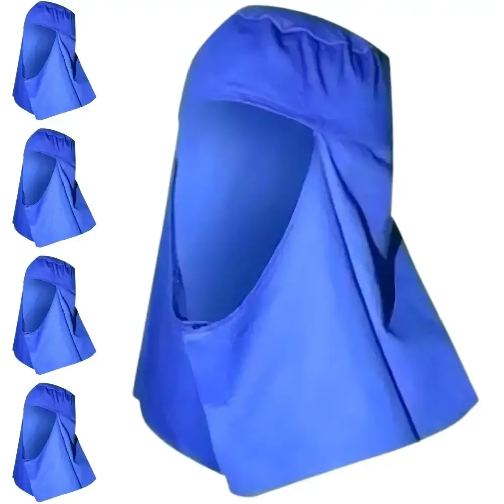Touca soldador brim azul com elástico e velcro CA 49731 5 unidades Evald