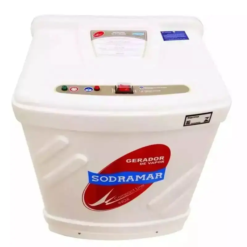 Gerador de Vapor p/ Sauna 12KW 220V Trifásico c/Quadro Analógico Kit Instalação e Luminária SODRAMAR — fotografia 2