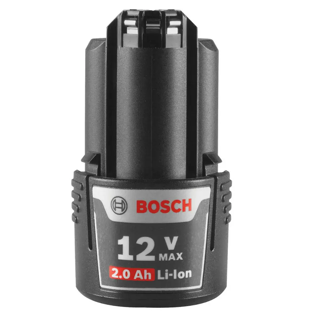 Kit carregador de bateria gal 12V-20 e 2 baterias 12V 2,0AH da Bosch — fotografia 3