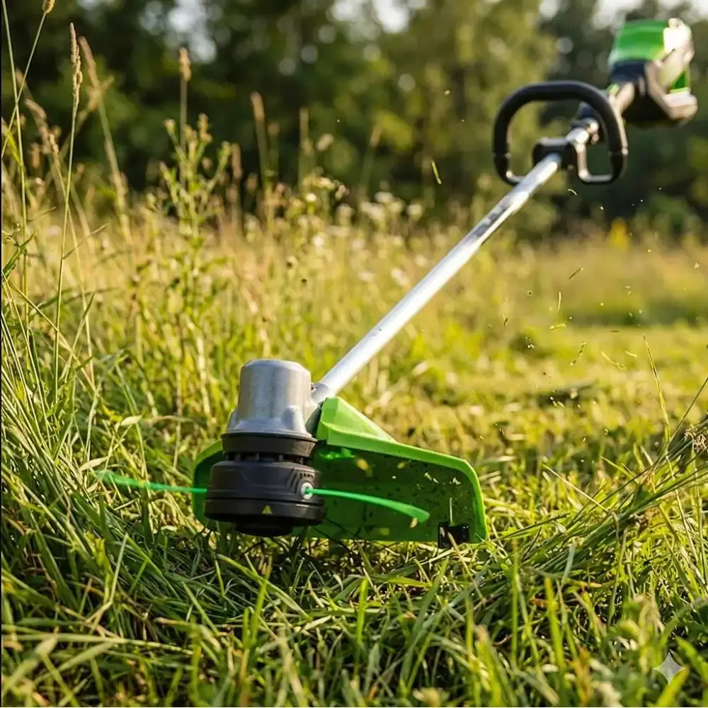 Roçadeira 82V com enxada rotativa + bateria 4,0AH + carregador bivolt Greenworks — fotografia 3